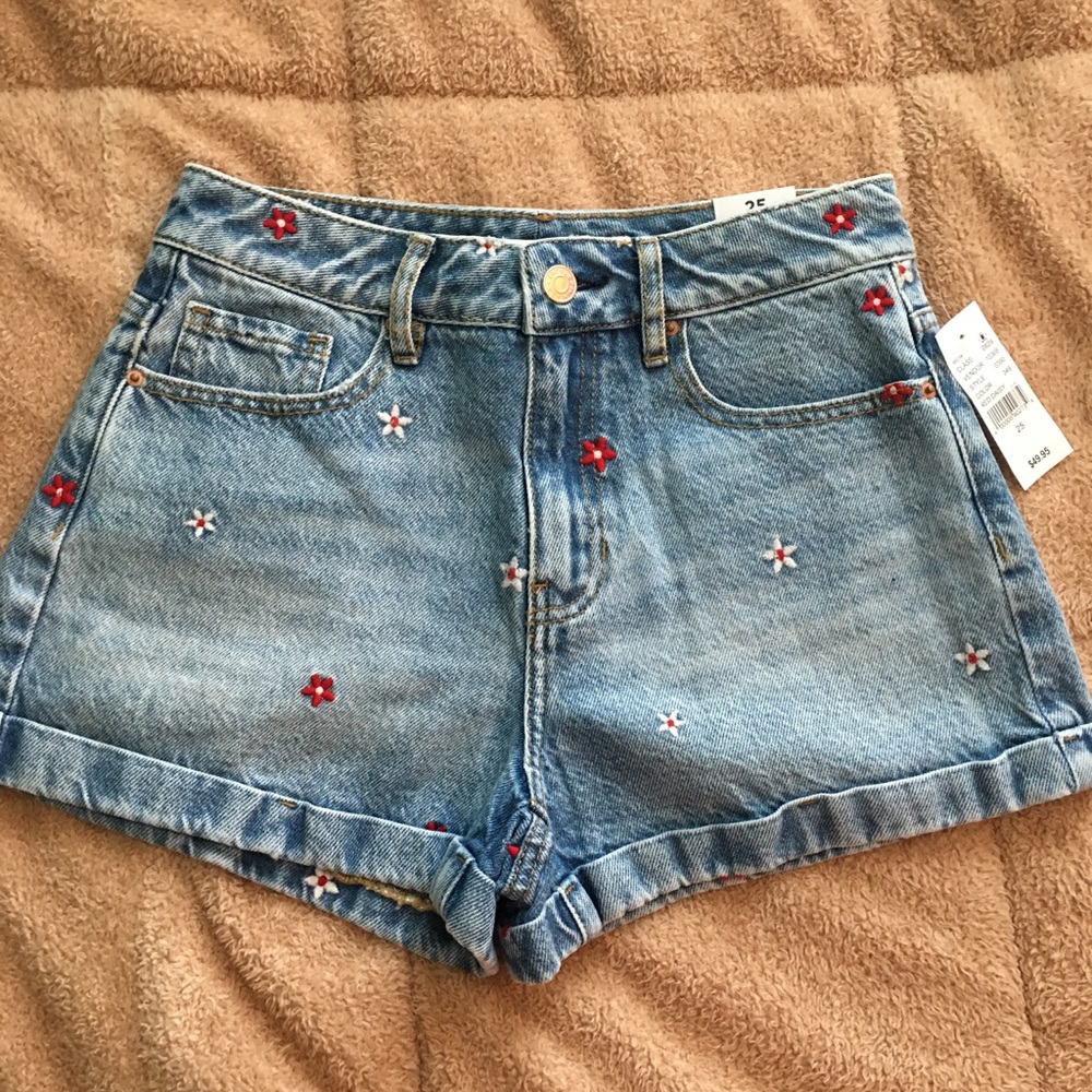 Pacsun floral mom shorts